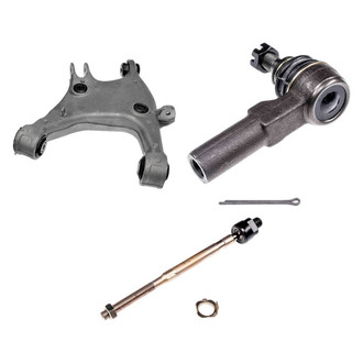 Dorman® - OE Solutions™ Front Passenger Side Lower Control Arm with Ball Joint and Tie Rod End Kit