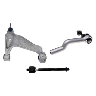 Dorman® - OE Solutions™ Front Passenger Side Lower Control Arm with Ball Joint and Tie Rod End Kit