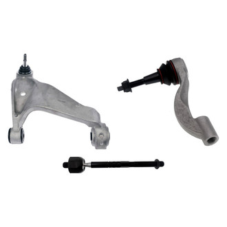 Dorman® - OE Solutions™ Front Passenger Side Lower Control Arm with Ball Joint and Tie Rod End Kit