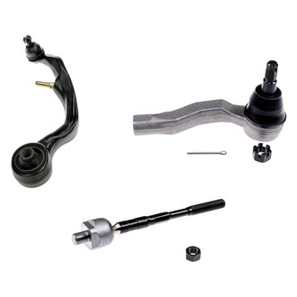 Dorman® - OE Solutions™ Front Passenger Side Lower Control Arm with Ball Joint and Tie Rod End Kit