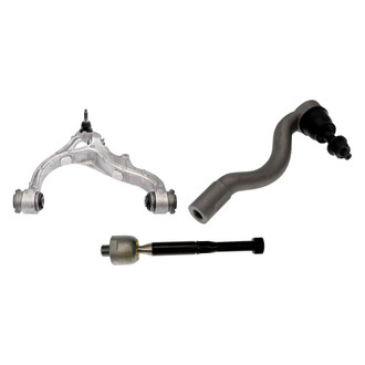 Dorman® - OE Solutions™ Front Passenger Side Lower Control Arm with Ball Joint and Tie Rod End Kit