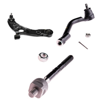 Dorman® - OE Solutions™ Front Passenger Side Lower Control Arm with Ball Joint and Tie Rod End Kit