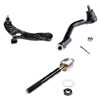 Dorman® - OE Solutions™ Front Passenger Side Lower Control Arm with Ball Joint and Tie Rod End Kit