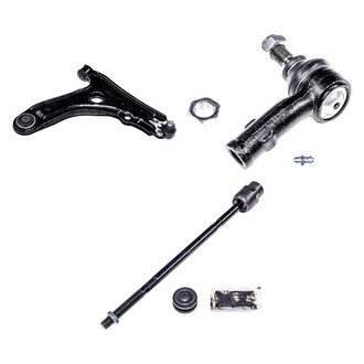 Dorman® - OE Solutions™ Front Passenger Side Lower Control Arm with Ball Joint and Tie Rod End Kit