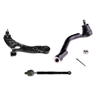 Dorman® - OE Solutions™ Front Passenger Side Lower Control Arm with Ball Joint and Tie Rod End Kit
