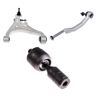 Dorman® - OE Solutions™ Front Passenger Side Lower Control Arm with Ball Joint and Tie Rod End Kit