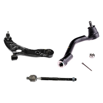 Dorman® - OE Solutions™ Front Passenger Side Lower Control Arm with Ball Joint and Tie Rod End Kit