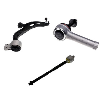 Dorman® - OE Solutions™ Front Passenger Side Lower Control Arm with Ball Joint and Tie Rod End Kit