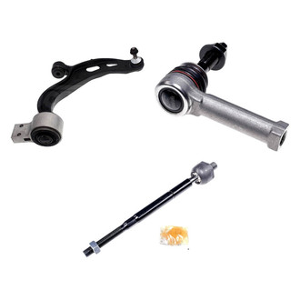 Dorman® - OE Solutions™ Front Passenger Side Lower Control Arm with Ball Joint and Tie Rod End Kit