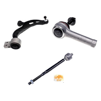 Dorman® - OE Solutions™ Front Passenger Side Lower Control Arm with Ball Joint and Tie Rod End Kit