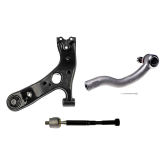Dorman® - OE Solutions™ Front Passenger Side Lower Control Arm with Ball Joint and Tie Rod End Kit