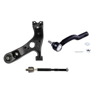Dorman® - OE Solutions™ Front Passenger Side Lower Control Arm with Ball Joint and Tie Rod End Kit