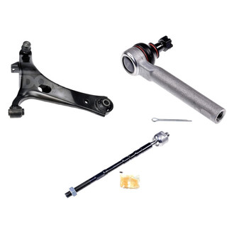Dorman® - OE Solutions™ Front Passenger Side Lower Control Arm with Ball Joint and Tie Rod End Kit