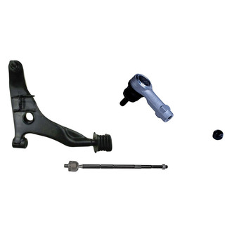 Dorman® - OE Solutions™ Front Passenger Side Lower Control Arm with Ball Joint and Tie Rod End Kit