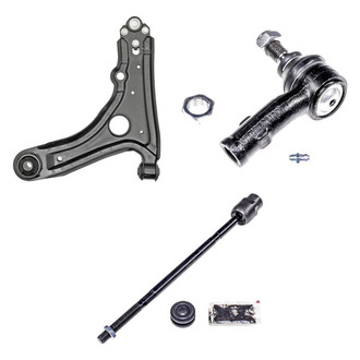 Dorman® - OE Solutions™ Front Passenger Side Lower Control Arm with Ball Joint and Tie Rod End Kit