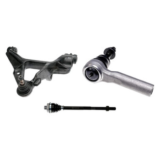 Dorman® - OE Solutions™ Front Passenger Side Lower Control Arm with Ball Joint and Tie Rod End Kit