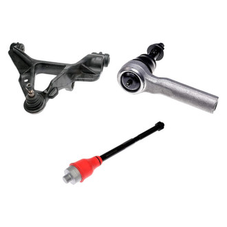 Dorman® - OE Solutions™ Front Passenger Side Lower Control Arm with Ball Joint and Tie Rod End Kit