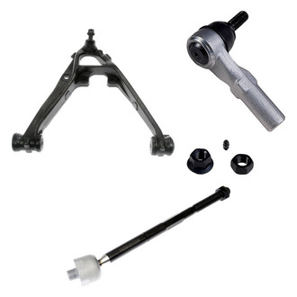 Dorman® - OE Solutions™ Front Passenger Side Lower Control Arm with Ball Joint and Tie Rod End Kit