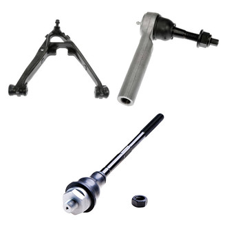 Dorman® - OE Solutions™ Front Passenger Side Lower Control Arm with Ball Joint and Tie Rod End Kit