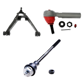 Dorman® - OE Solutions™ Front Passenger Side Lower Control Arm with Ball Joint and Tie Rod End Kit