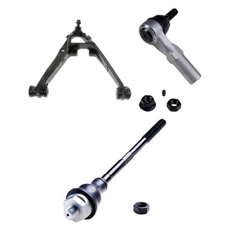 Dorman® - OE Solutions™ Front Passenger Side Lower Control Arm with Ball Joint and Tie Rod End Kit