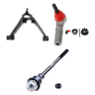 Dorman® - OE Solutions™ Front Passenger Side Lower Control Arm with Ball Joint and Tie Rod End Kit