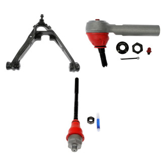 Dorman® - OE Solutions™ Front Passenger Side Lower Control Arm with Ball Joint and Tie Rod End Kit