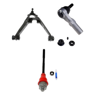 Dorman® - OE Solutions™ Front Passenger Side Lower Control Arm with Ball Joint and Tie Rod End Kit