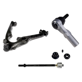 Dorman® - OE Solutions™ Front Passenger Side Lower Control Arm with Ball Joint and Tie Rod End Kit