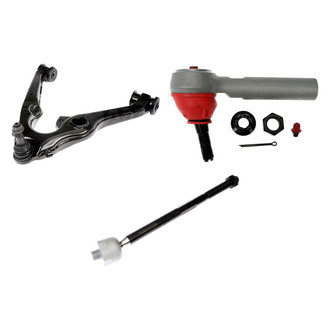 Dorman® - OE Solutions™ Front Passenger Side Lower Control Arm with Ball Joint and Tie Rod End Kit
