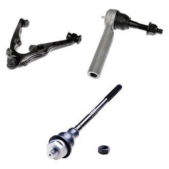 Dorman® - OE Solutions™ Front Passenger Side Lower Control Arm with Ball Joint and Tie Rod End Kit