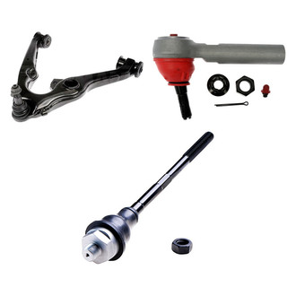 Dorman® - OE Solutions™ Front Passenger Side Lower Control Arm with Ball Joint and Tie Rod End Kit