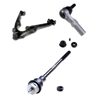 Dorman® - OE Solutions™ Front Passenger Side Lower Control Arm with Ball Joint and Tie Rod End Kit