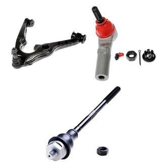 Dorman® - OE Solutions™ Front Passenger Side Lower Control Arm with Ball Joint and Tie Rod End Kit