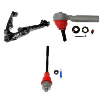 Dorman® - OE Solutions™ Front Passenger Side Lower Control Arm with Ball Joint and Tie Rod End Kit