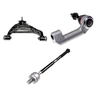 Dorman® - OE Solutions™ Front Passenger Side Lower Control Arm with Ball Joint and Tie Rod End Kit