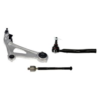Dorman® - OE Solutions™ Front Passenger Side Lower Control Arm with Ball Joint and Tie Rod End Kit