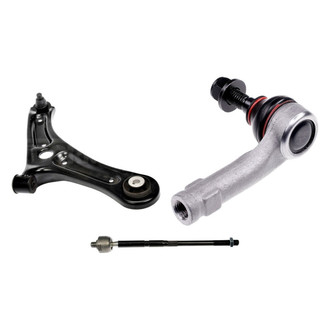 Dorman® - OE Solutions™ Front Passenger Side Lower Control Arm with Ball Joint and Tie Rod End Kit