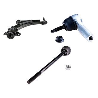 Dorman® - OE Solutions™ Front Passenger Side Lower Control Arm with Ball Joint and Tie Rod End Kit