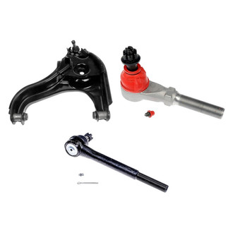 Dorman® - OE Solutions™ Front Passenger Side Lower Control Arm with Ball Joint and Tie Rod End Kit