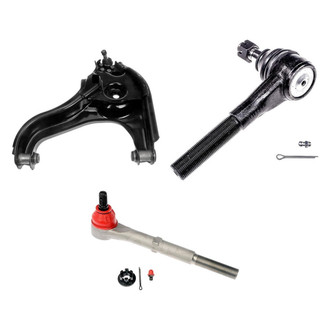 Dorman® - OE Solutions™ Front Passenger Side Lower Control Arm with Ball Joint and Tie Rod End Kit