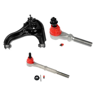 Dorman® - OE Solutions™ Front Passenger Side Lower Control Arm with Ball Joint and Tie Rod End Kit