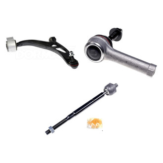 Dorman® - OE Solutions™ Front Passenger Side Lower Control Arm with Ball Joint and Tie Rod End Kit