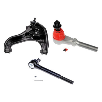 Dorman® - OE Solutions™ Front Passenger Side Lower Control Arm with Ball Joint and Tie Rod End Kit