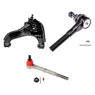 Dorman® - OE Solutions™ Front Passenger Side Lower Control Arm with Ball Joint and Tie Rod End Kit