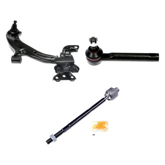 Dorman® - OE Solutions™ Front Passenger Side Lower Control Arm with Ball Joint and Tie Rod End Kit