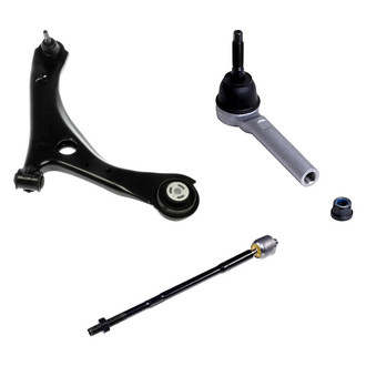 Dorman® - OE Solutions™ Front Passenger Side Lower Control Arm with Ball Joint and Tie Rod End Kit