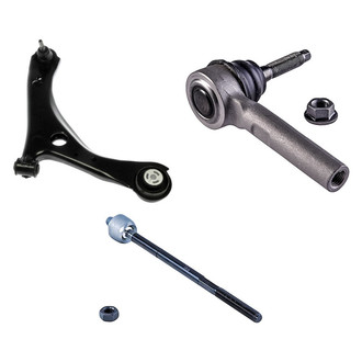 Dorman® - OE Solutions™ Front Passenger Side Lower Control Arm with Ball Joint and Tie Rod End Kit