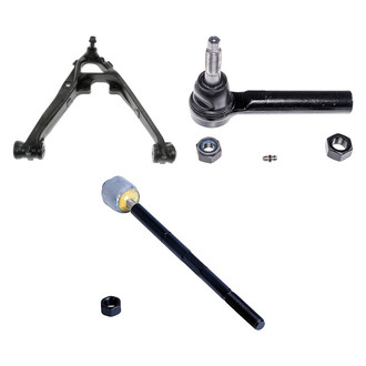 Dorman® - OE Solutions™ Front Passenger Side Lower Control Arm with Ball Joint and Tie Rod End Kit