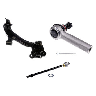 Dorman® - OE Solutions™ Front Passenger Side Lower Control Arm with Ball Joint and Tie Rod End Kit